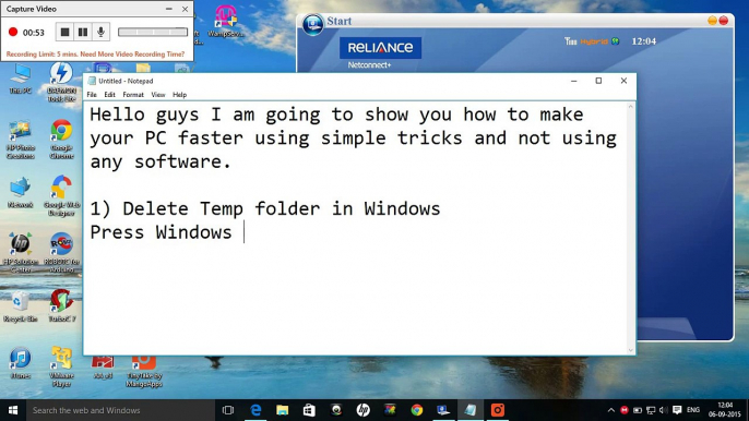 Make PC Run Faster Trick Without Software