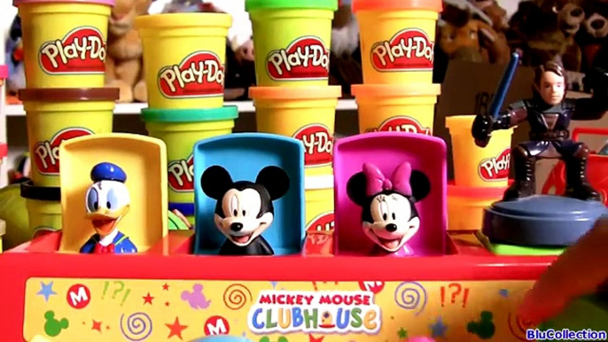 Mickey Mouse Pop-Up Surprise Pals Disney Baby Toys vs. Sesame Street Elmo, Oscar, Cookie M