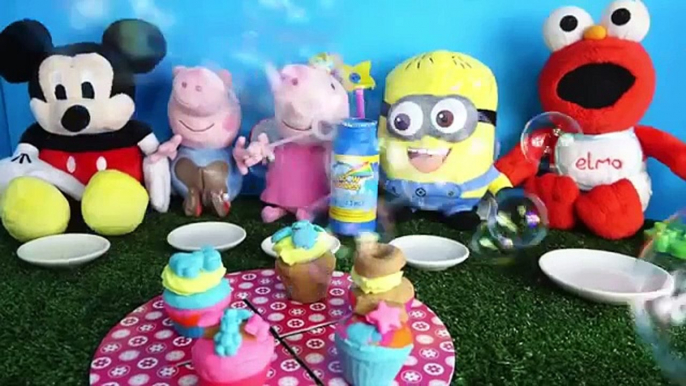 Peppa Pig Magical Tea Party Stop Motion ★ Peppa Pig George Mickey Mouse Elmo Minion