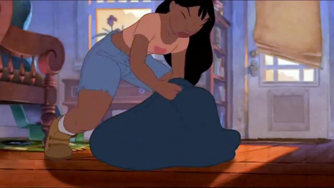 Lilo And Stitch (Hindi) Lilo And Nani Fight