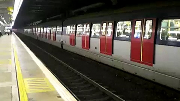 MTR train ( SP-1900 ) left MTR Tai Wo Station