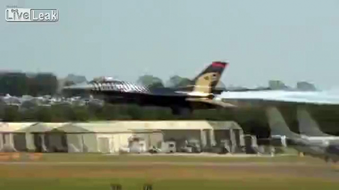 TUAF F-16C "Solo Turk" at RIAT 12th July 2014