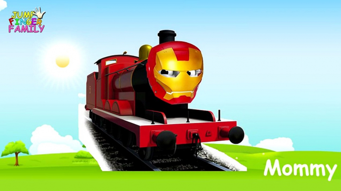 SUPER HERO Thomas and Friends Family | Thomas and Friends Finger Family Nursery Rhymes