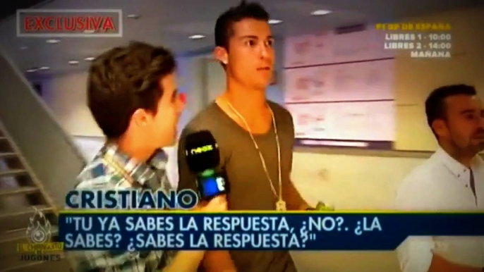 Cristiano Ronaldo Jokes with a Journalist 'Do you Want Some' after Nadal Tennis