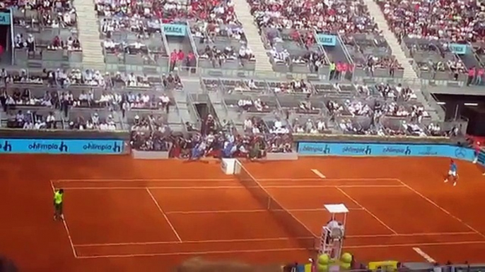 Nadal Johnson Court Level Points Madrid Open 2015