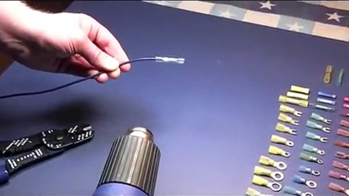 Heat shrink terminals & connectors, AAA protection . How to use, crimp, install,  repair.