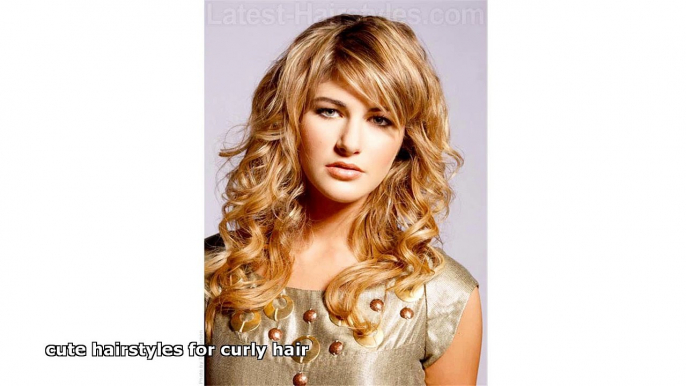 cute hairstyles for curly hair