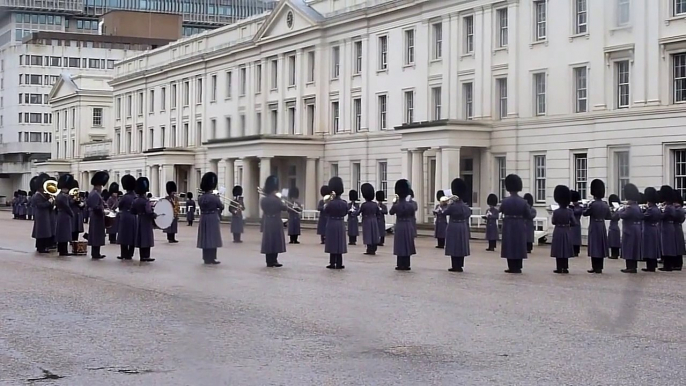 Royal guard marching band plays Pharrell Williams