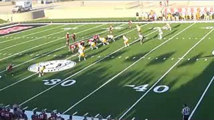 Arkansas Tech Football - Touchdown - 10 Men On The Field - 2015