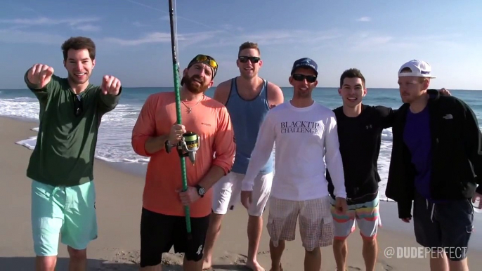 Shark Fishing Battle   Dude Perfect