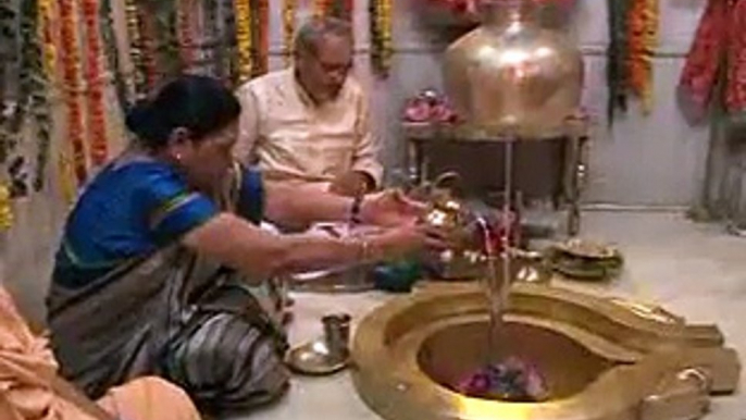 Gandhinagar Gujarat CM offers prayers at Dholeshwar Mahadev temple in Sharvan month