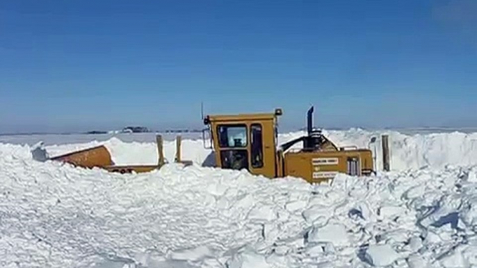 Motor Grader Stuck