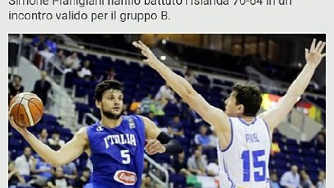 News Sport Italia Bulgaria euro basket 07/09/2015