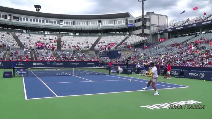 Rafael Nadal ATP Montreal 2015 Practices with Tommy Robredo (HD)