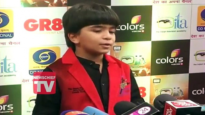 Chakor & Naksh at Red Carpet of Indian Television Academy Awards 2015