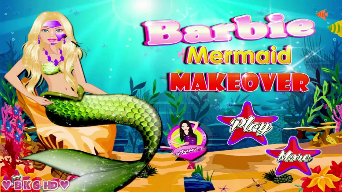 Barbie Mermaid Makeover ♥ Barbie Games ♥ Barbie Makeover Game for Girls