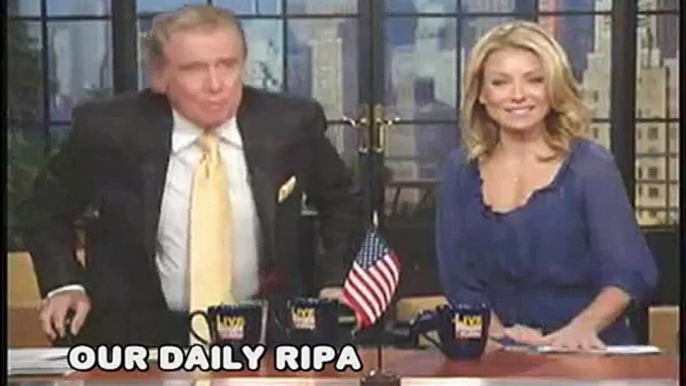 Regis Busts Mark Consuelos' Balls (December 4, 2008)