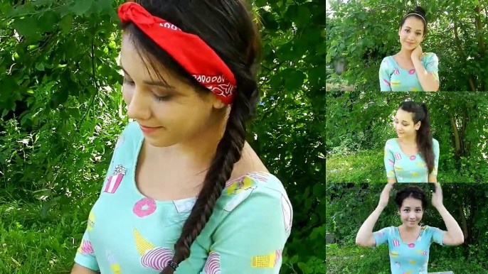 Простые летние прически | Easy summer hairstyles