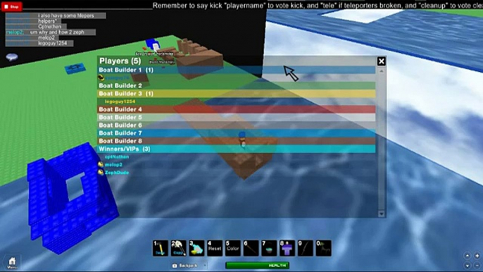 Roblox Build a Boat easiest way to get to end.