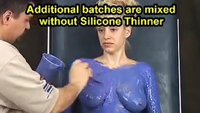 Lifecasting Tutorial: Body Casting a Nude Model with Body Double Silicone