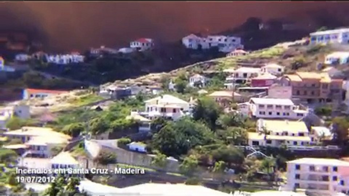 incêndios na Madeira - Santa Cruz 19 de Julho 2012 (Completo)