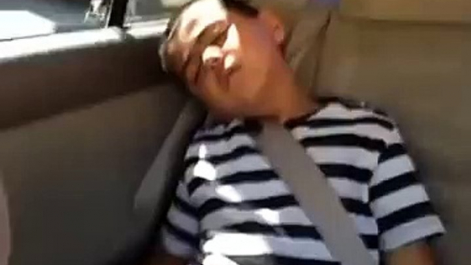 Kid getting scared while asleep