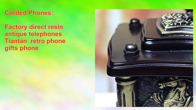 Factory direct resin antique telephones Tiantan retro phone gifts phone