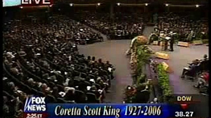 Jimmy Carter Speaks at Coretta Scott King Funeral