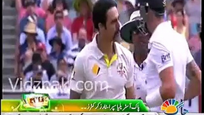 Classical Fights between Pakistani Players & Australian Players