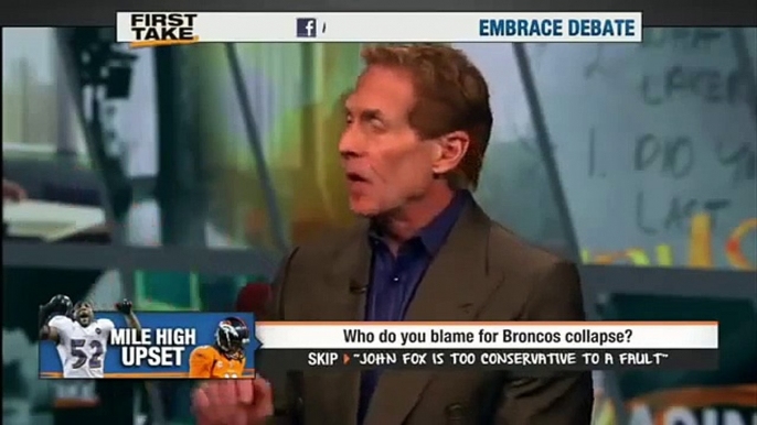 Skip Bayless & Stephen A. Smith on Who Do You Blame For Broncos Collapse - ESPN First Take