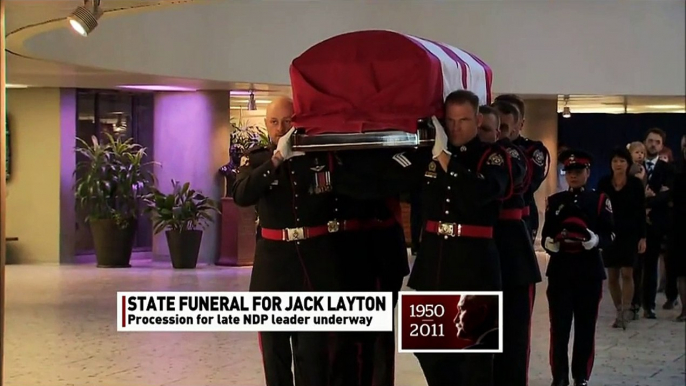 Jack Layton's State Funeral - Part 1