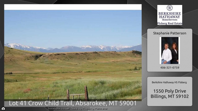 Lot 41 Crow Child Trail, Absarokee, MT 59001