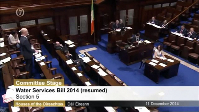 The Dáil  is barred from discussing Irish Water's Finances