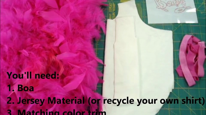 ✂  DIY How to Make Easy Pink Dog Clothes Tutu Chihuahua Ballerina Dresses  ♡