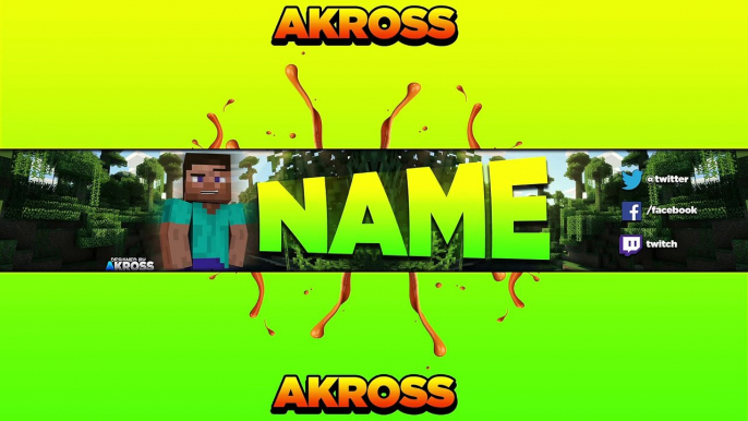 Pack de Banners Editables - (Photoshop) - Minecraft, Cod, Gta 5 - Akross