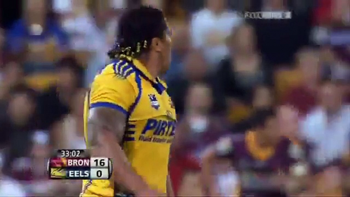 Moimoi Vs Hunt. Fuifui Moimoi Big run over Karmichael Hunt