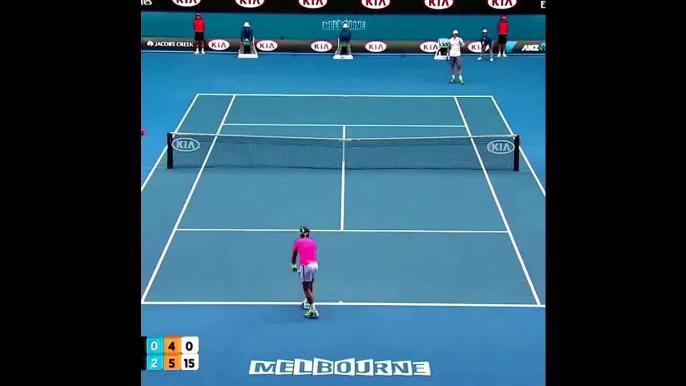 The Dilemma of the Nadal bottles!! (AustralianOpen 2015)