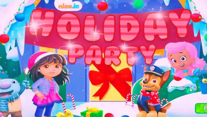 Bubble Guppies, Dora The Explorer, Paw Patrol and Wallykazam Holiday Party Games