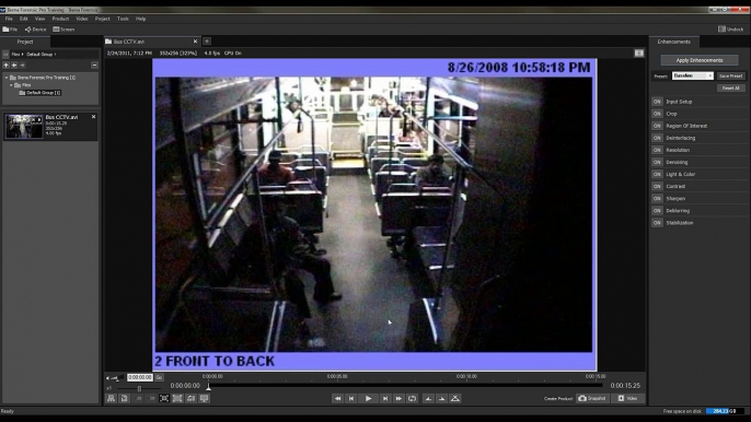 Introduction to Ikena Forensic Video Enhancement Software