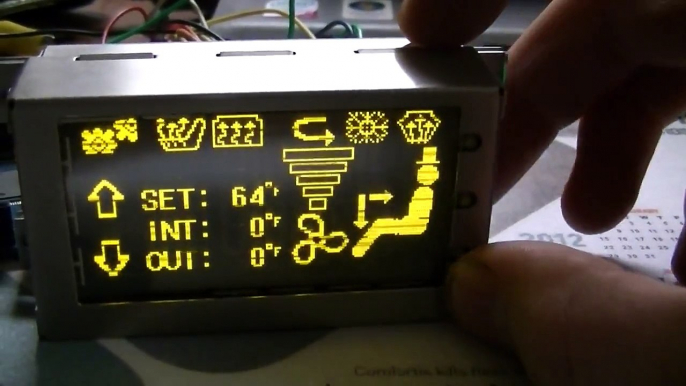 VW Corrado EL Touch Screen HVAC Vehicle Controls Overview