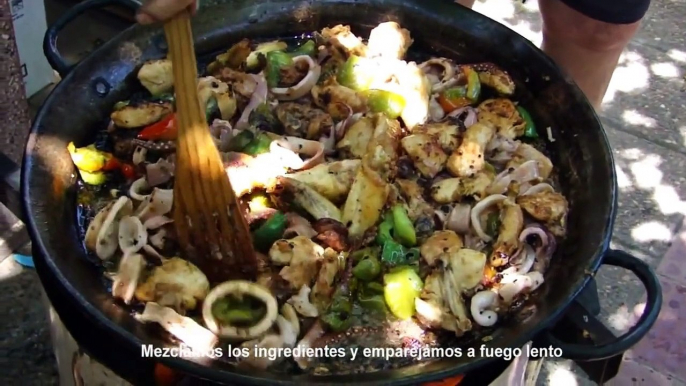 Paella de Mariscos, paso a paso ( Step by step Spanish Paella)