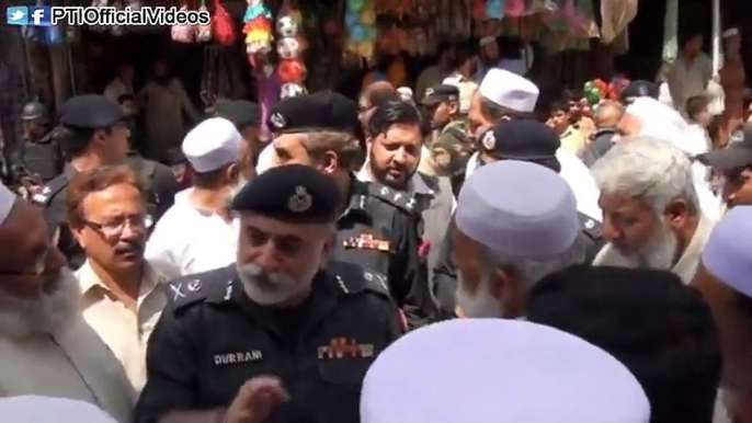 IG KP Nasir Khan Durrani visit to a Market in Kohat and informal talk with the public