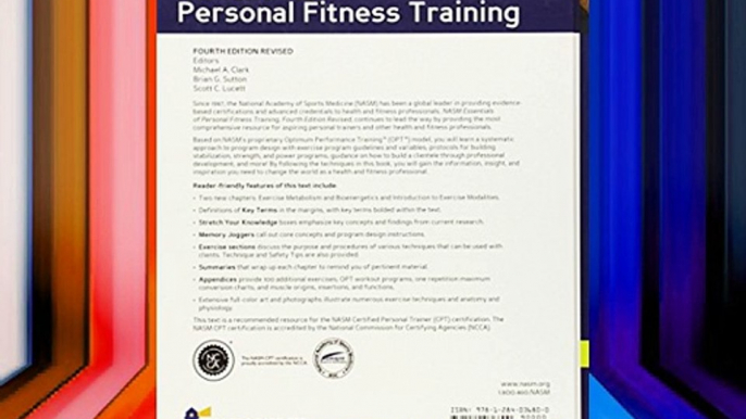 NASM Essentials Of Personal Fitness Training: Fourth Edition Revised FREE DOWNLOAD BOOK