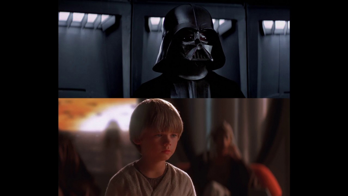 Star Wars Poetry : Stunning visual symmetry between the old and new Star Wars trilogy Movies