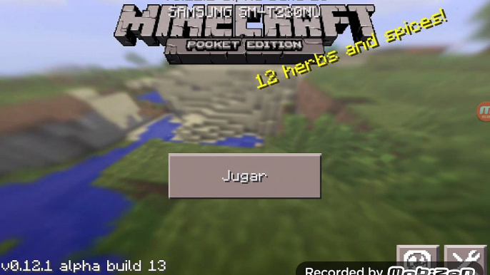 Minecraft pe 0.12.1  build  13 descarga apk SONIDOS CORREGIDOS.