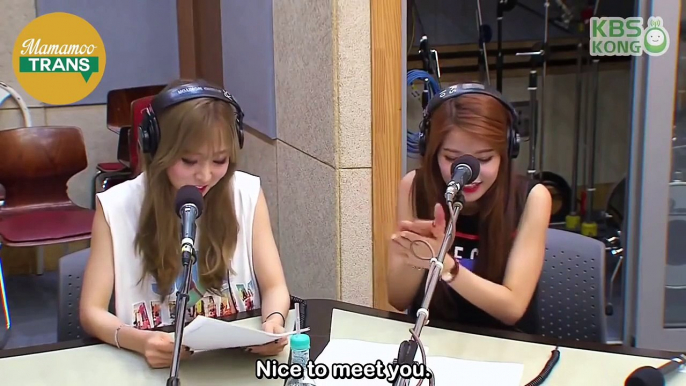 [ENG SUB] 150706 Mamamoo on Super Junior Kiss the Radio (1/4)