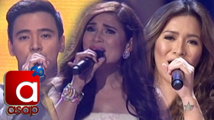 ASAP: Angeline, Erik & Vina sing ABS-CBN Teleserye Theme Songs