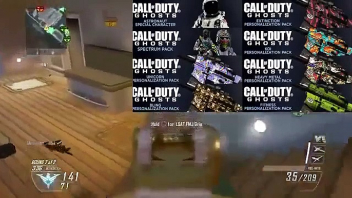 Call of Duty Advanced Warfare NEW DLC Camo + COD Ghosts NEW DLC Packs!