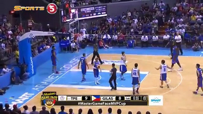 MVP CUP 2015_ GIlas Pilipinas vs. Chinese Taipei [1st Quarter] September 13,2015