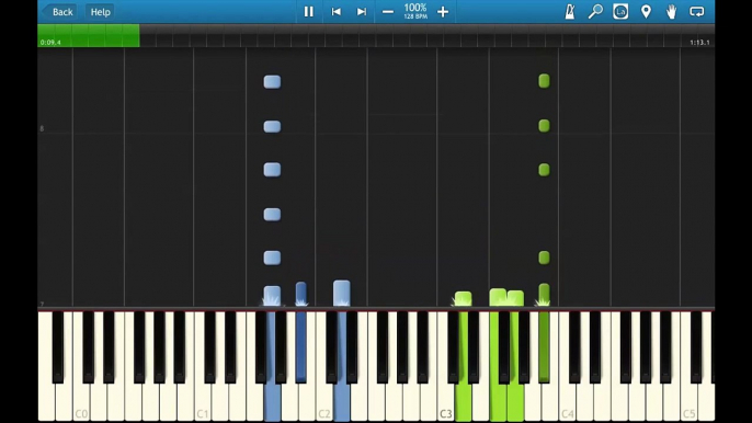 Piano Tutorial - Chroma - announce trailer theme [Synthesia Piano Tutorial]